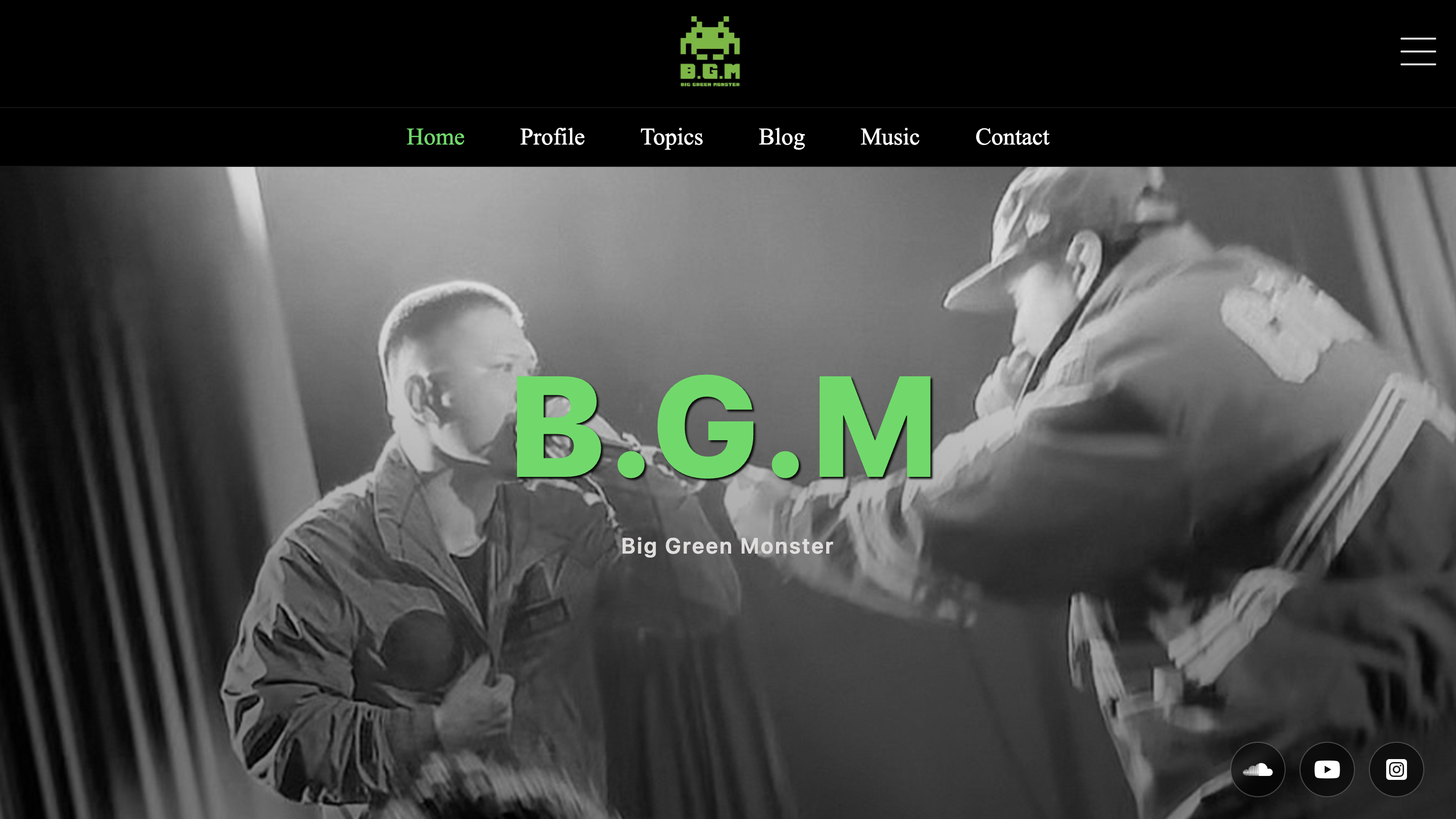 B.G.M様のホームページ制作実績